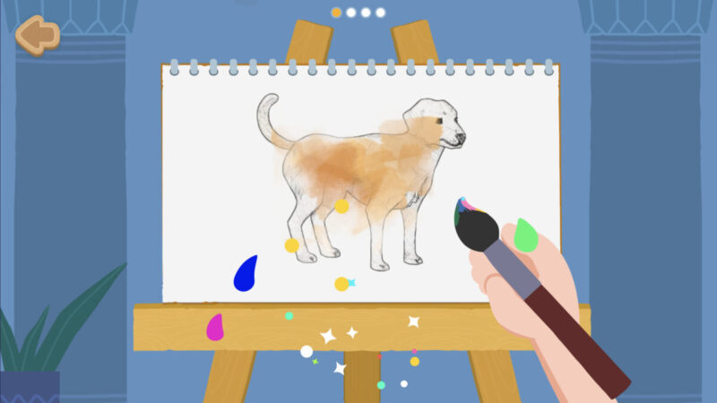 トド英語dogの発音で絵が描かれる